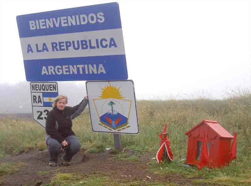 Grenze Chile - Argentinien