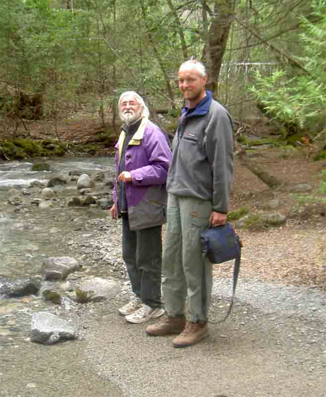Arvid und Jörg beim Lago Steffen