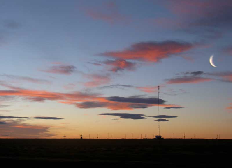 Sonnenuntergang in der Pampa